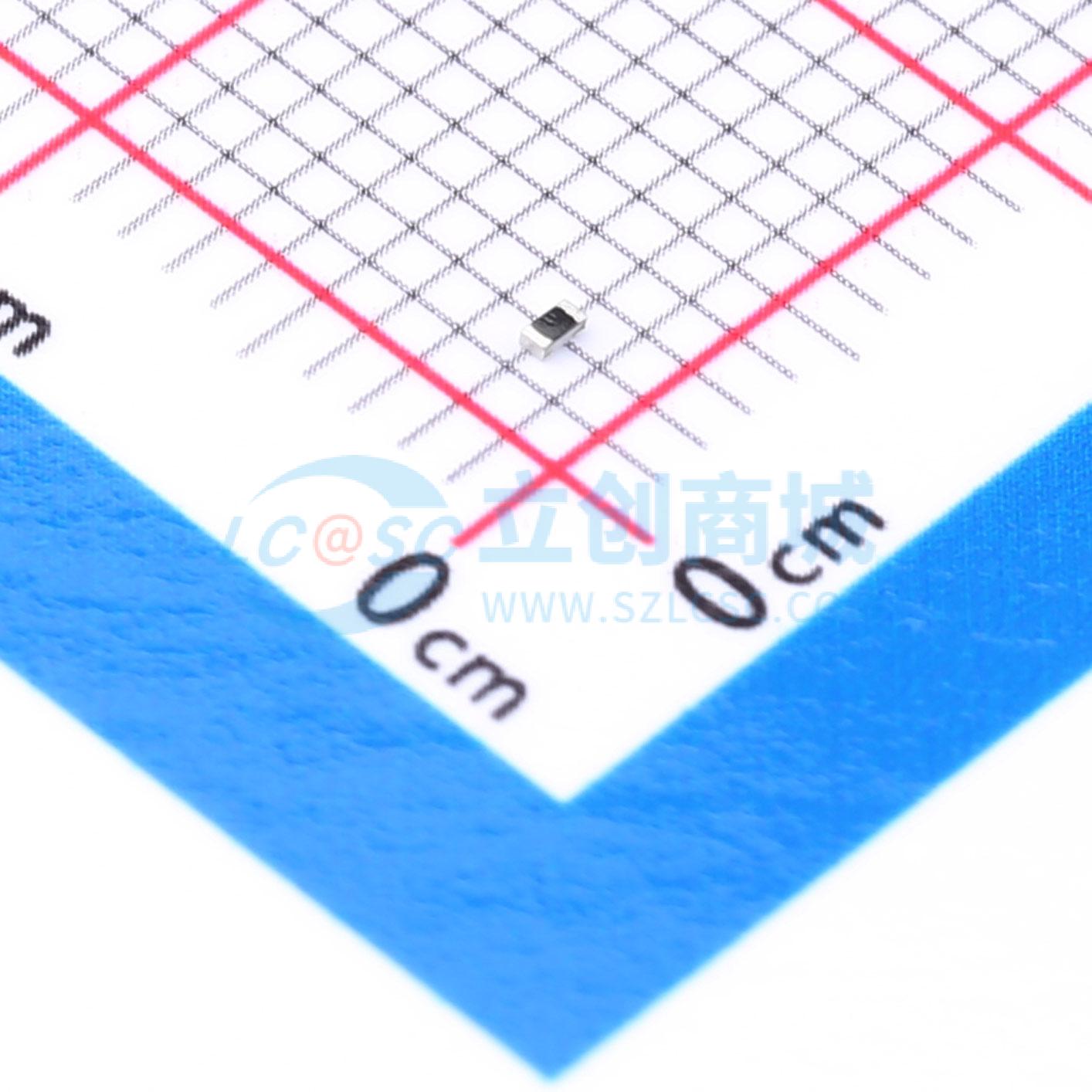 点击查看大图 CRCW0402430KFKED实物图