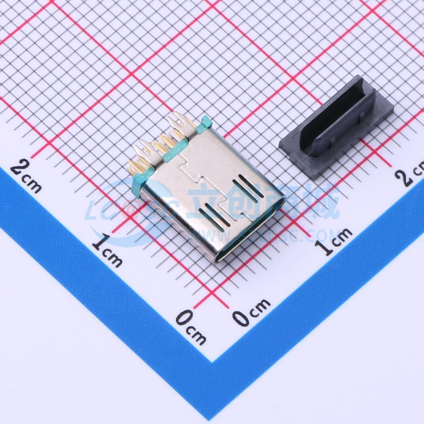 HC-TYPE-C-14P-VS10.0D-3A-F1.6-G-02实物图