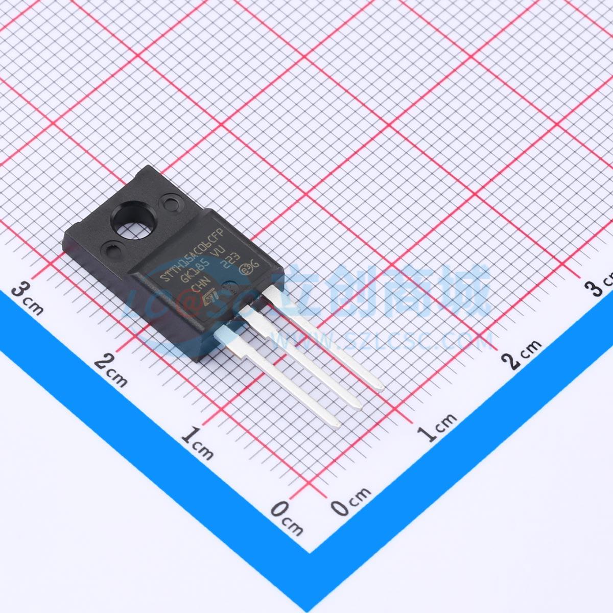 点击查看大图 STTH15AC06CFP实物图