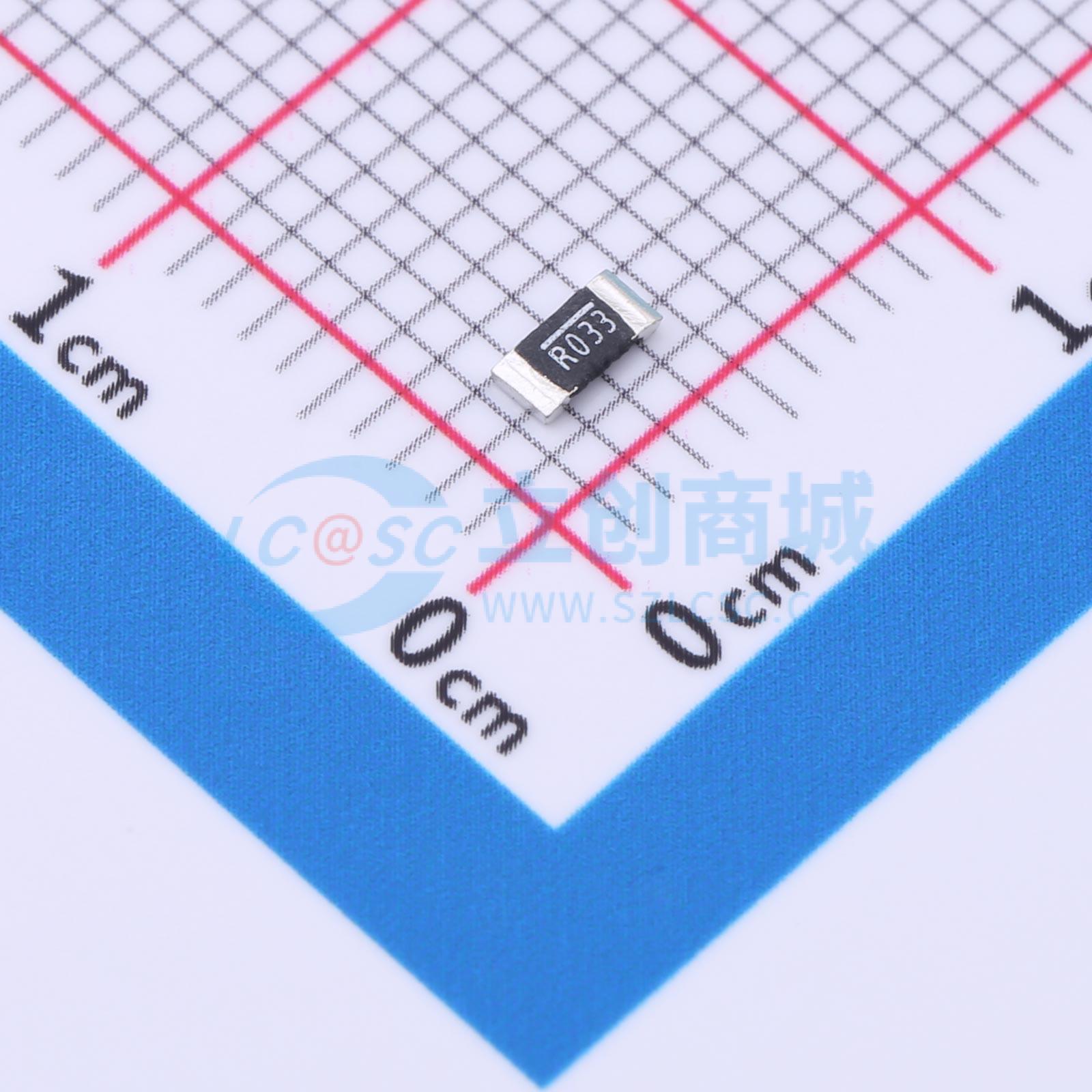 点击查看大图 WSL1206R0330FEA实物图