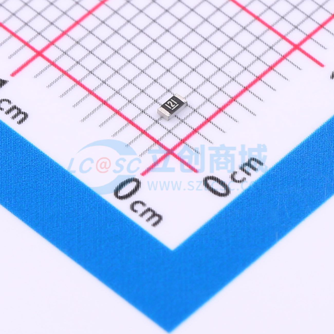 点击查看大图 CRGP0603F120R实物图