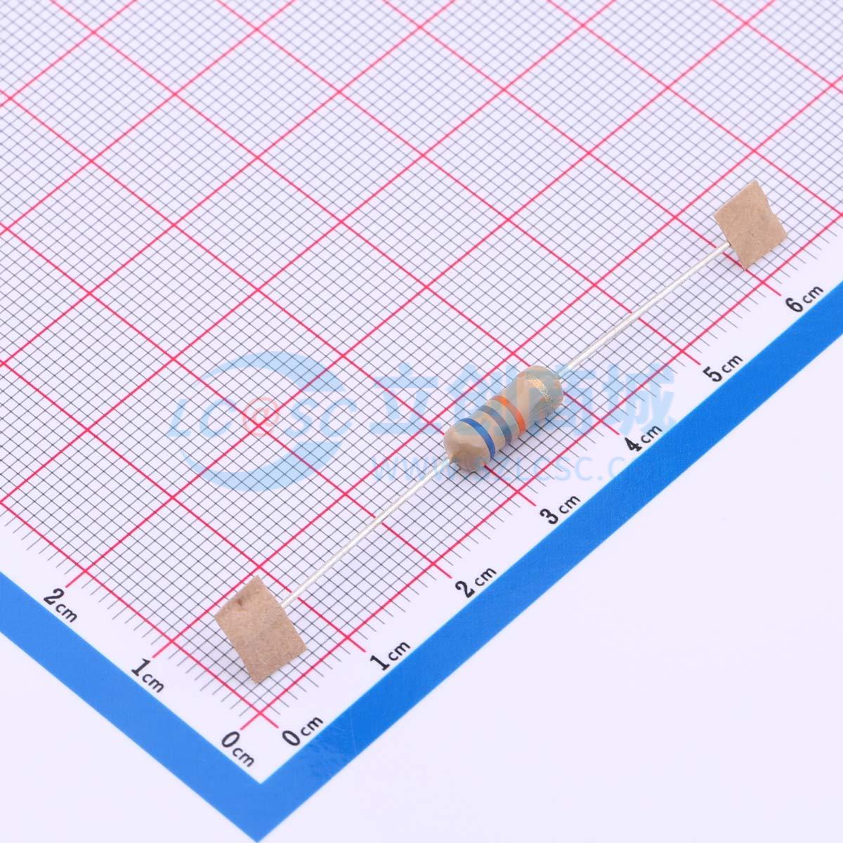 点击查看大图 CFR100J68K实物图