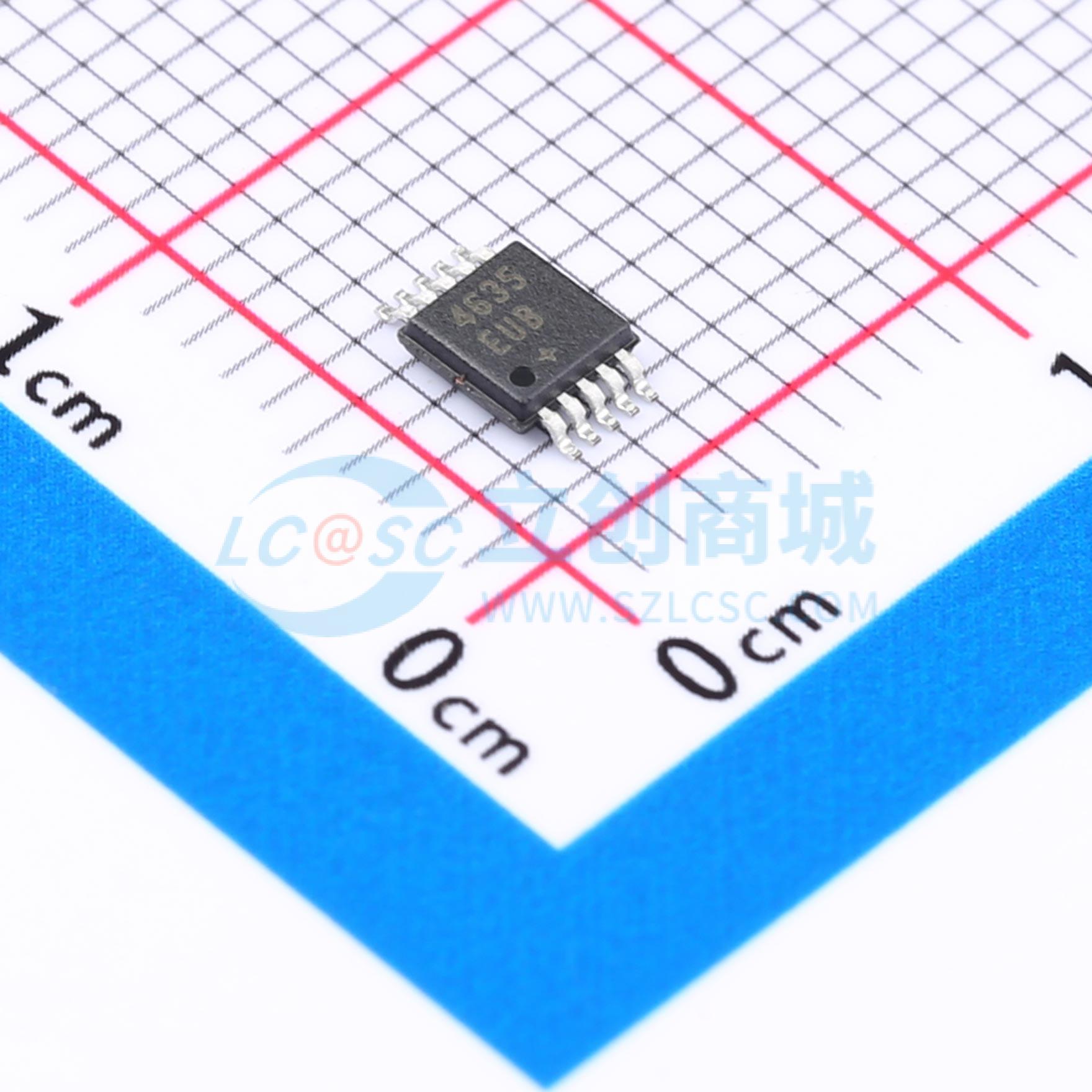 点击查看大图 MAX4635EUB+T实物图