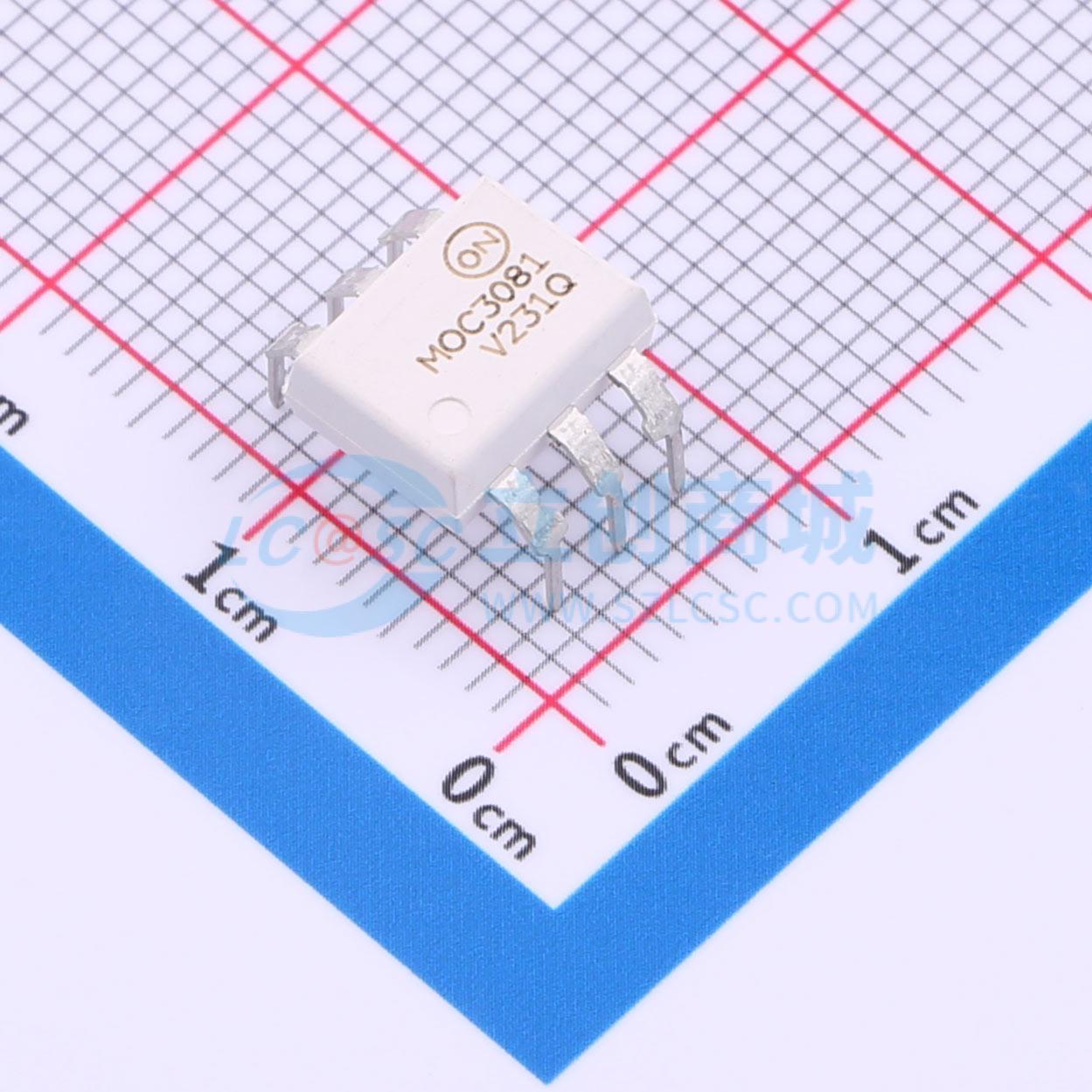 点击查看大图 MOC3081TVM实物图