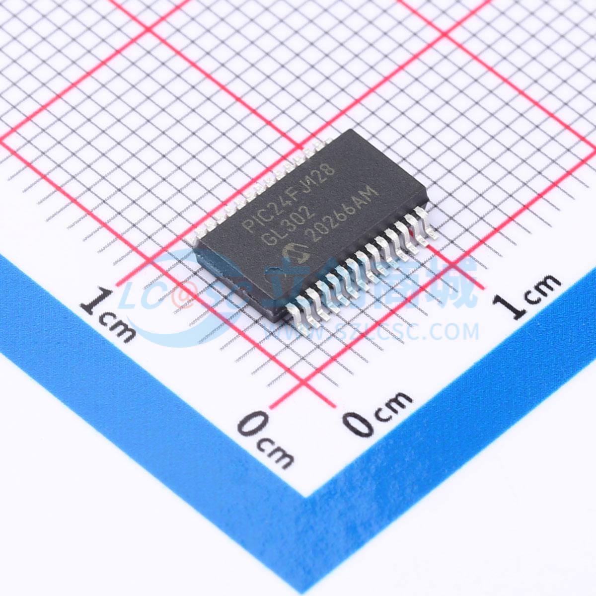 点击查看大图 PIC24FJ128GL302-I/SS实物图