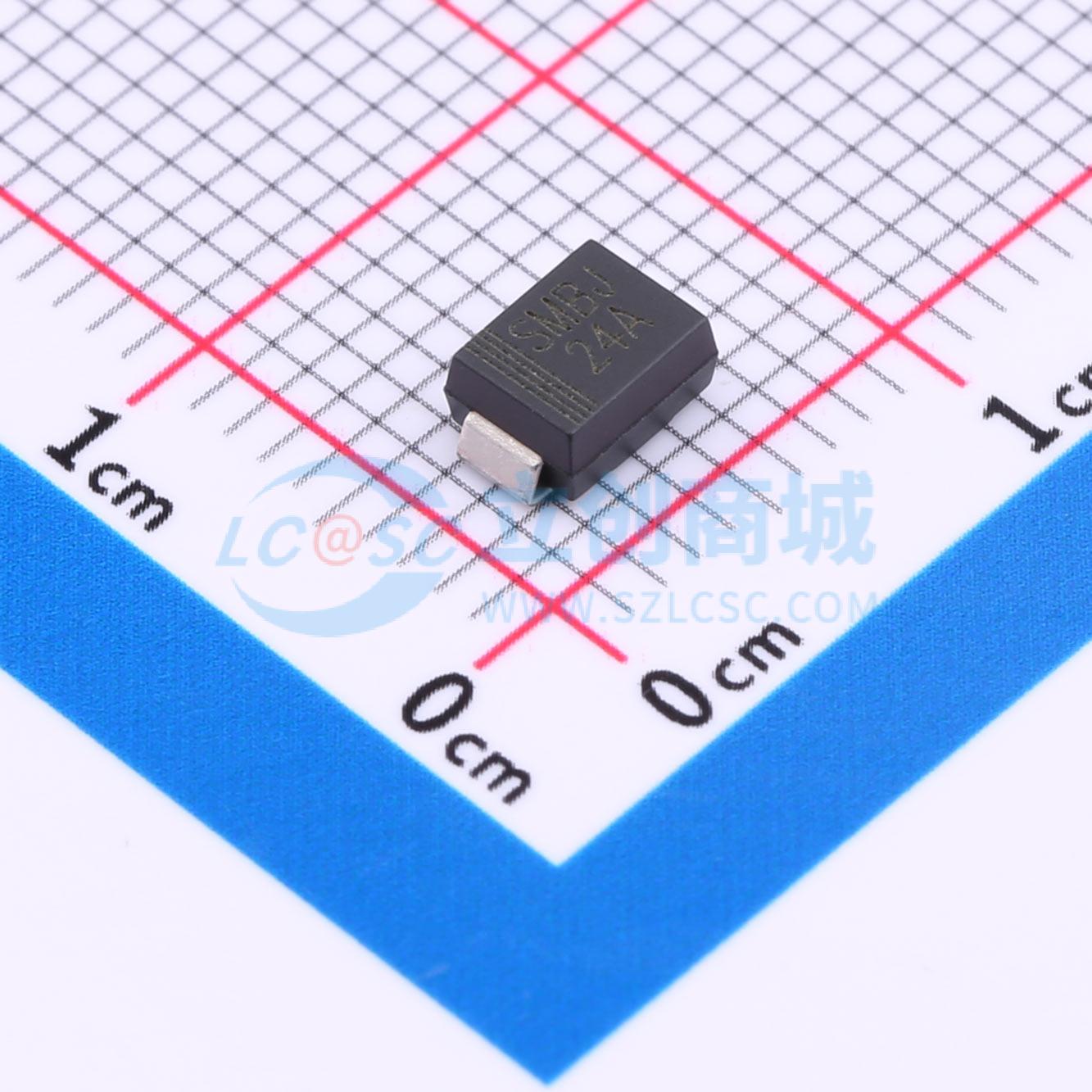 点击查看大图 SMBJ24A实物图