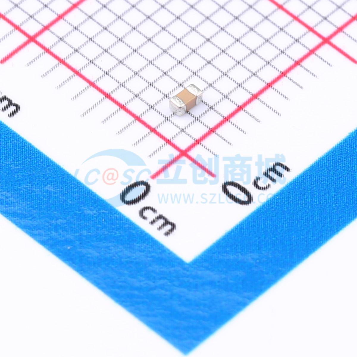 VJ0603Y102KXQCW1BC实物图