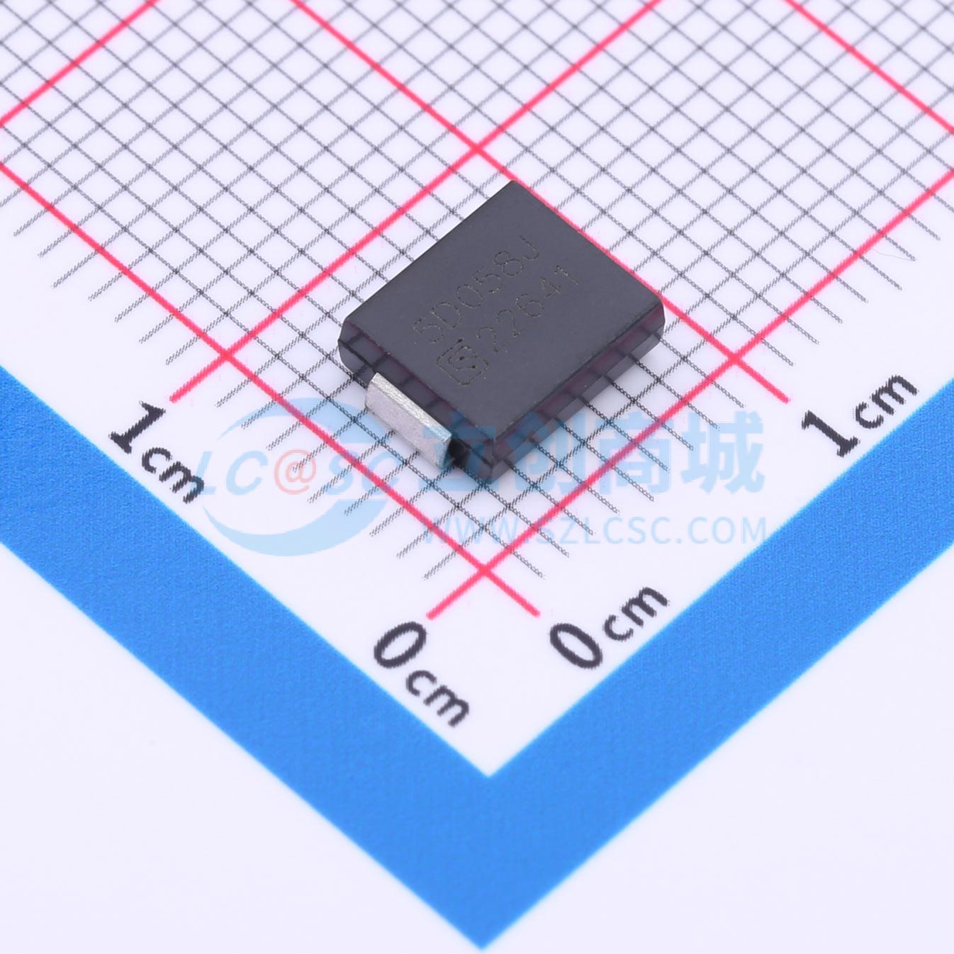 点击查看大图 5.0SMDJ58CA实物图