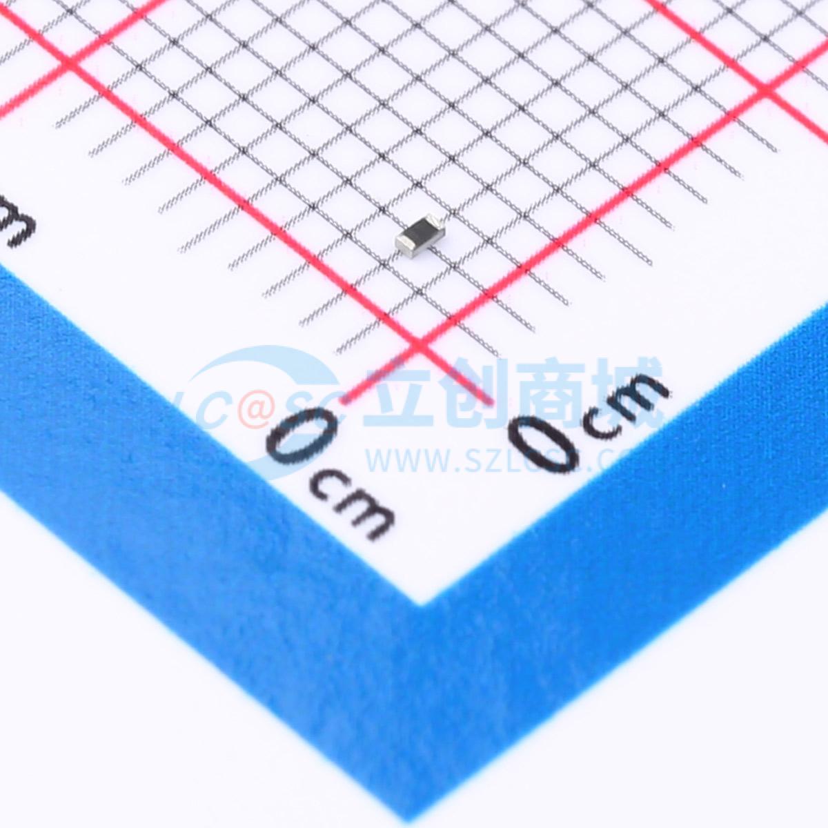 点击查看大图 CRGP0402F100R实物图