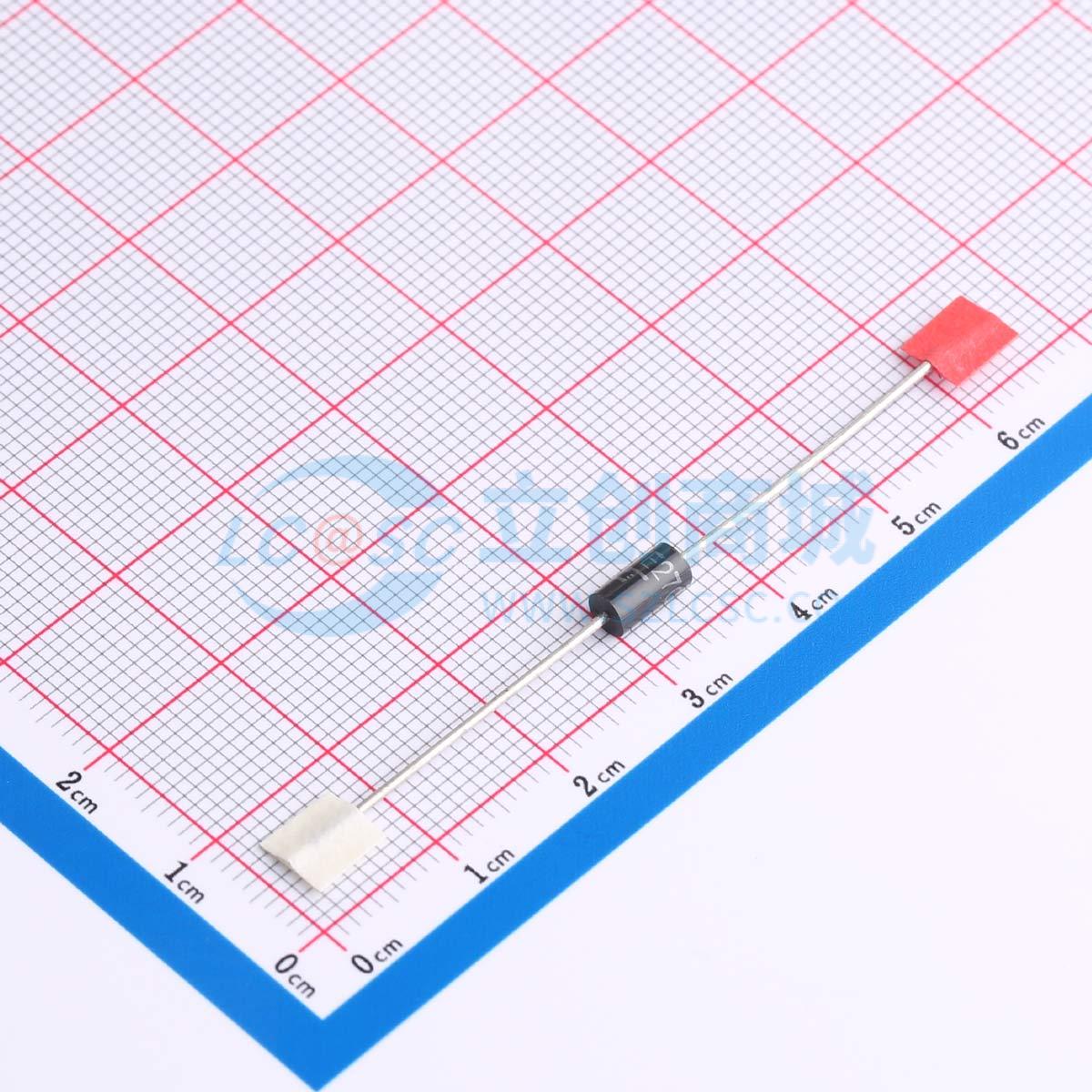 点击查看大图 P6KE27CA实物图