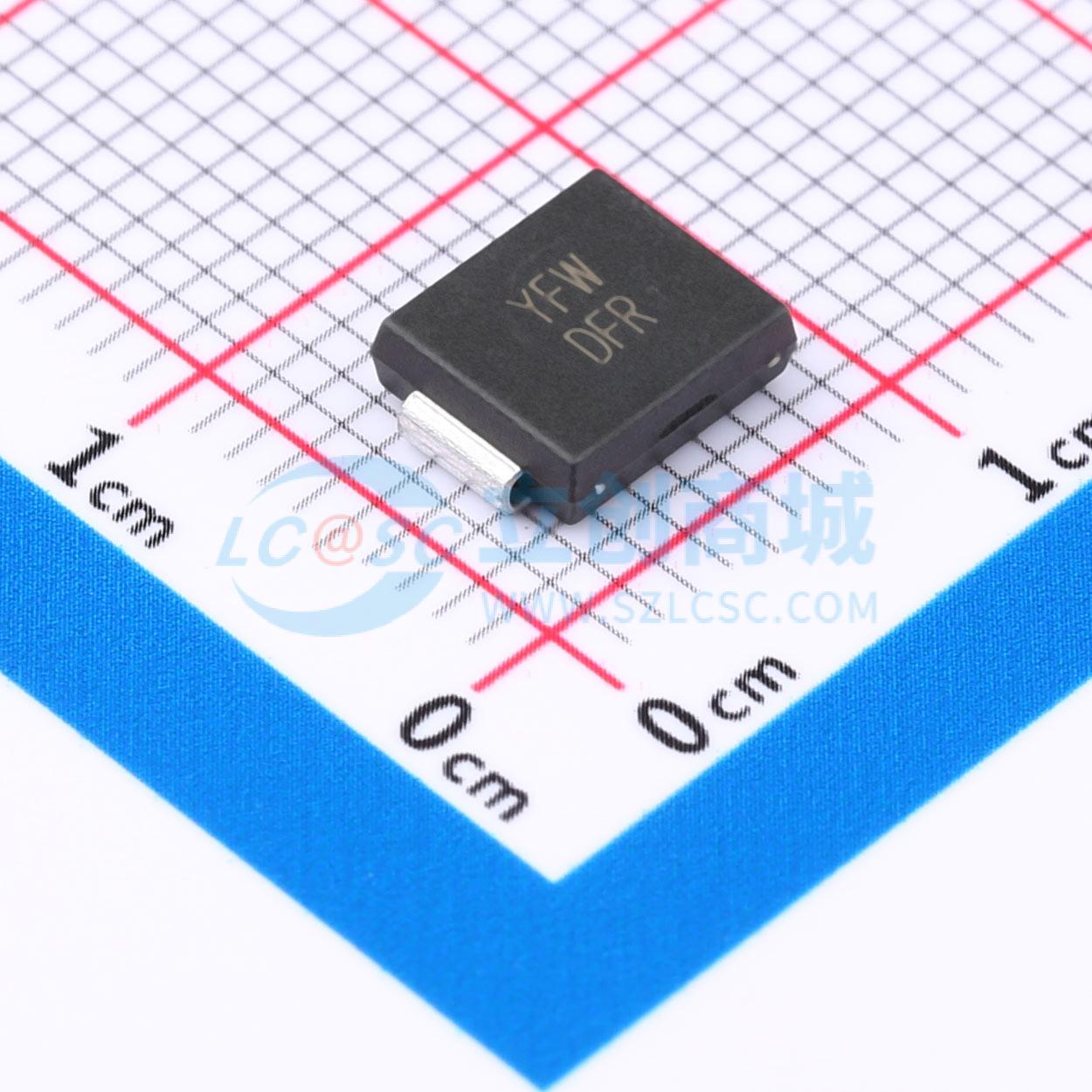 点击查看大图 SMDJ40CA实物图