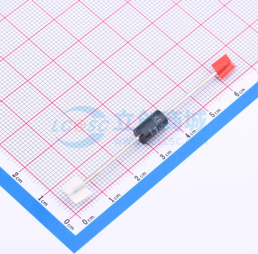 点击查看大图 1.5KE6.8CA实物图