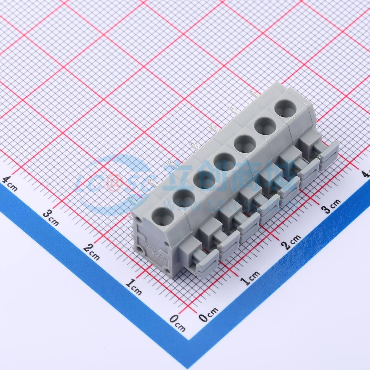 点击查看大图 MX235-5.0-07P-GY01-Cu-A实物图