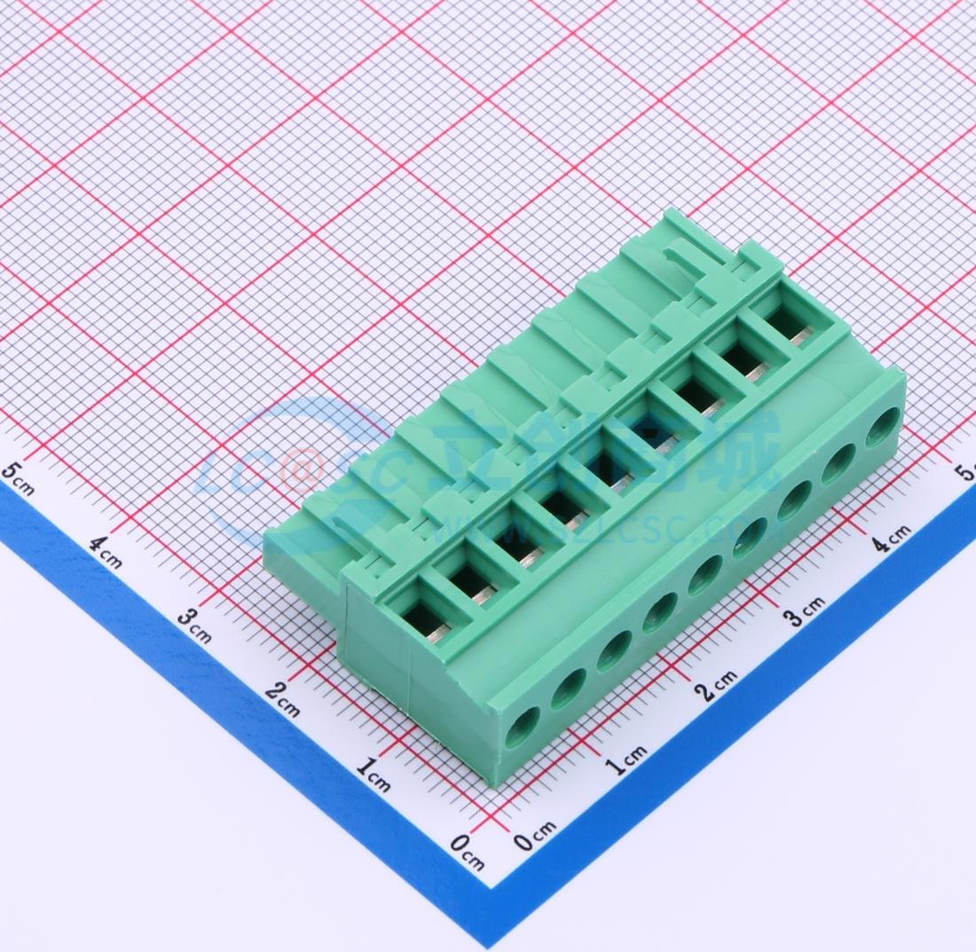 点击查看大图 MX2EDGKA-5.08-09P-GN01-Cu-Y-A实物图