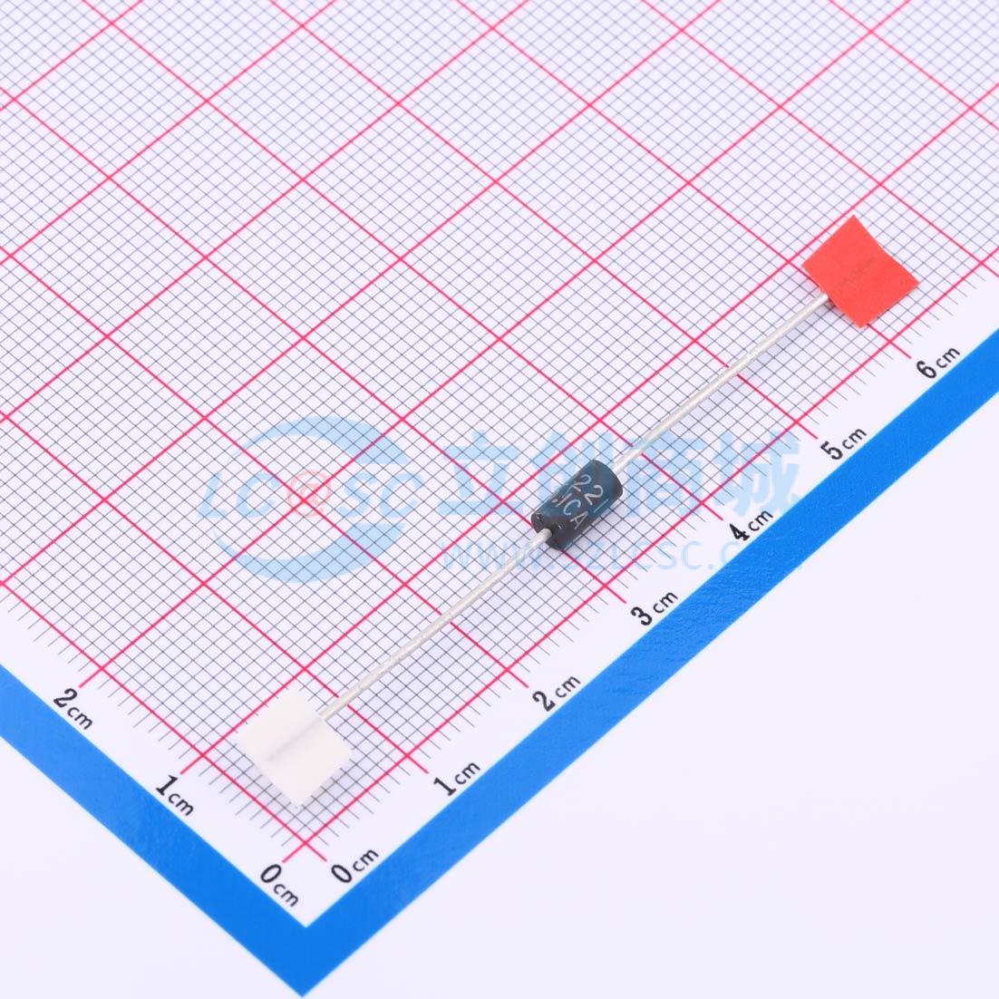 点击查看大图 P6KE9.1CA实物图