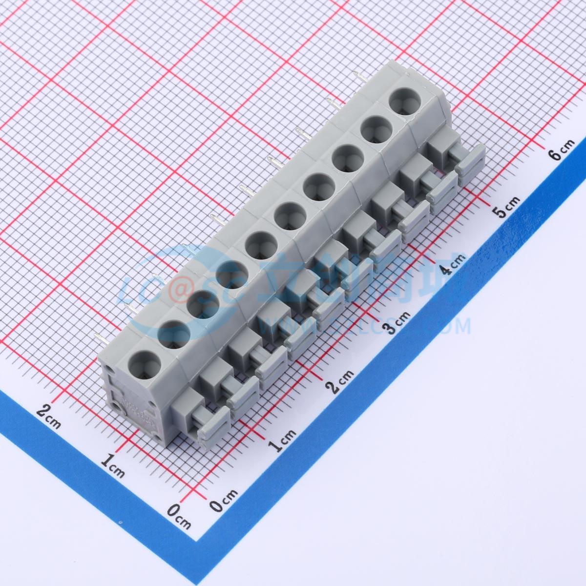 点击查看大图 MX235-5.0-10P-GY01-Cu-A实物图