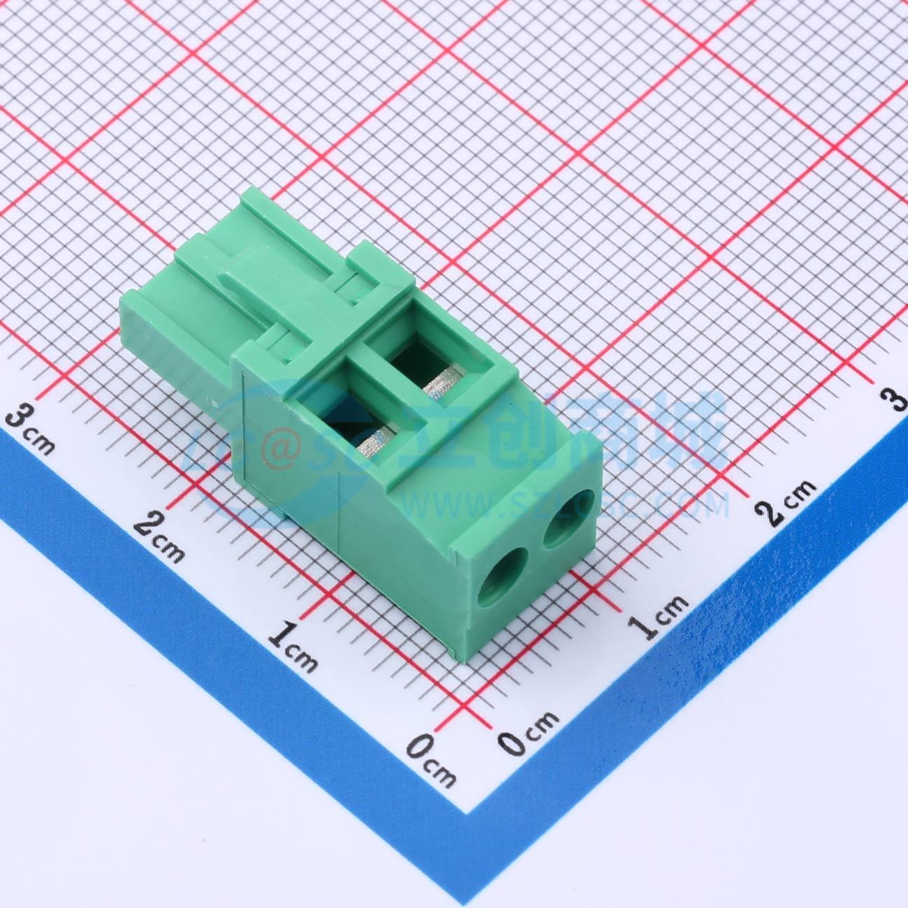 MX2EDGKA-5.08-02P-GN01-Cu-Y-A实物图