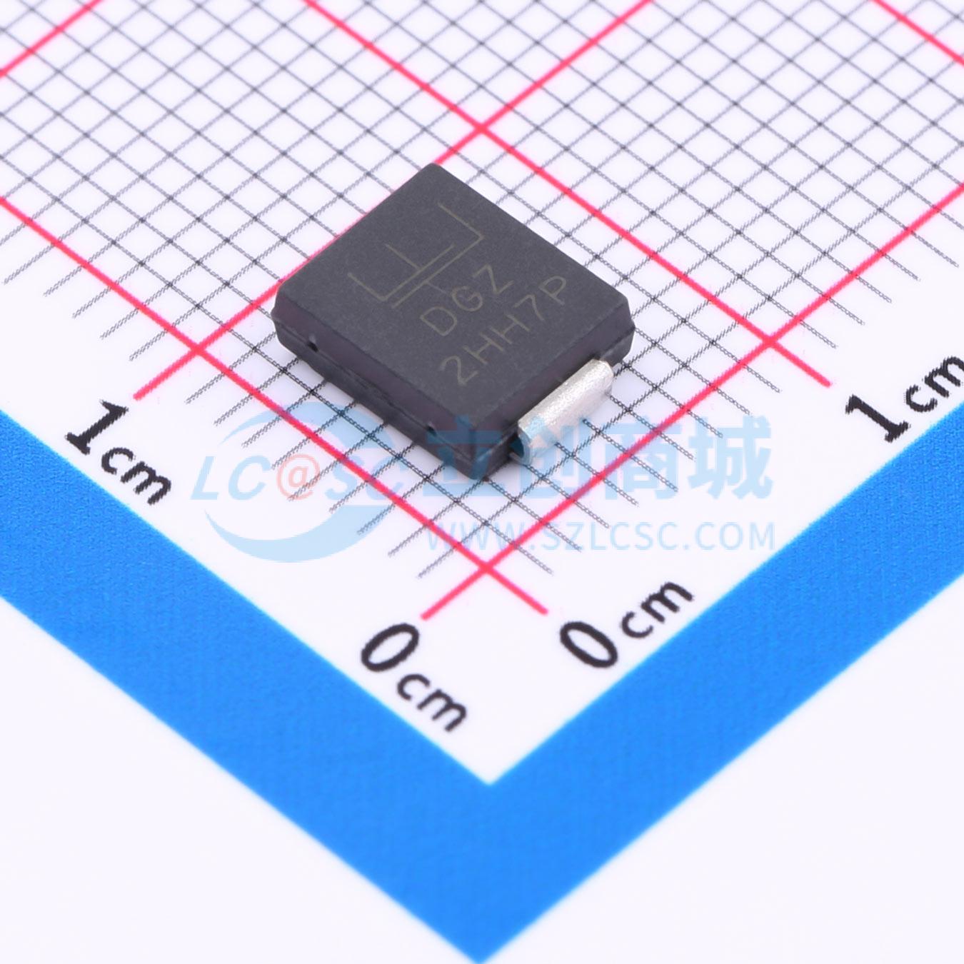 点击查看大图 SMDJ100CA实物图