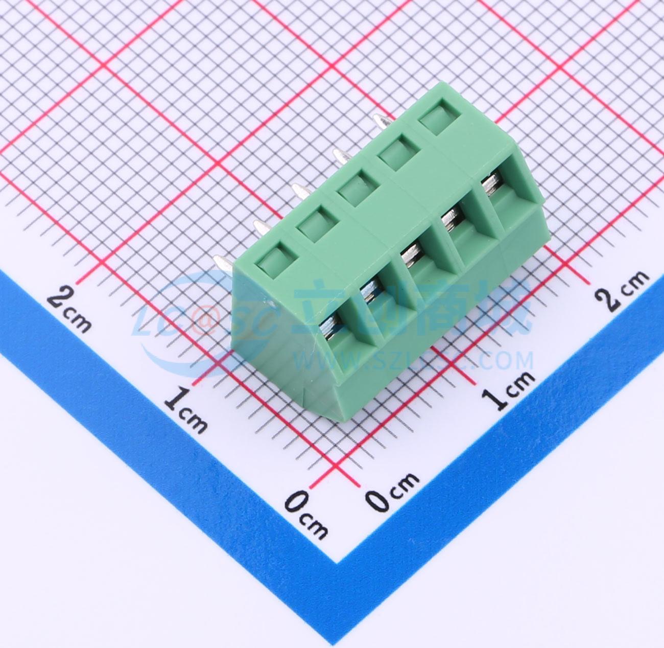 点击查看大图 MX127S-3.5-05P-GN01-Cu-Y-A实物图