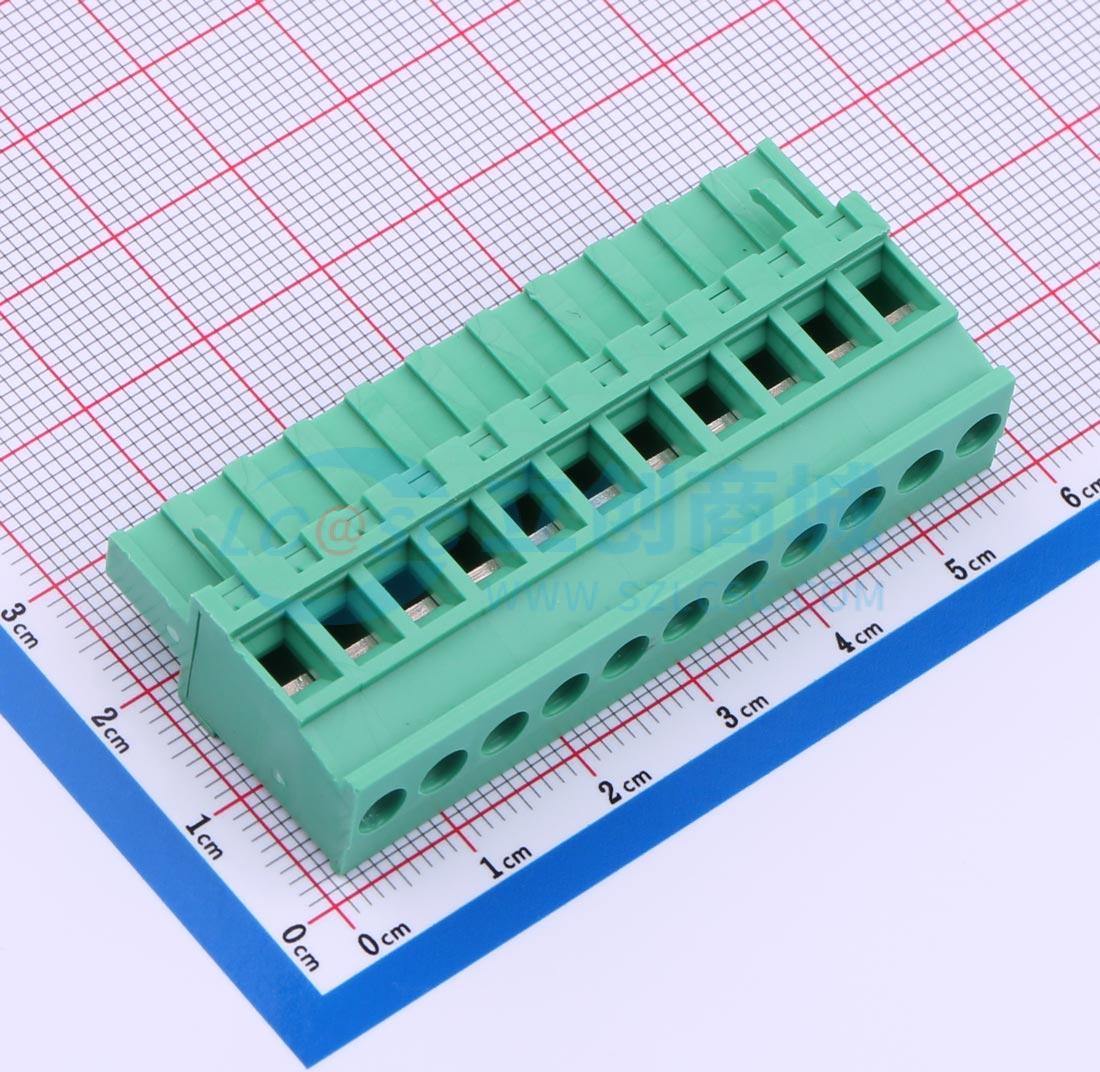 MX2EDGKA-5.08-11P-GN01-Cu-Y-A实物图