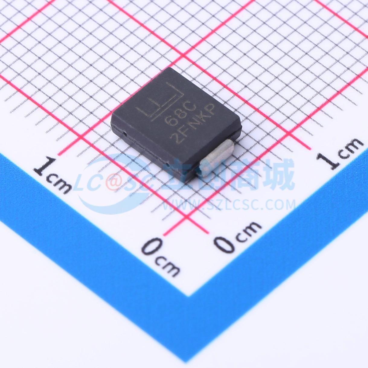 点击查看大图 1.5SMC68CA实物图