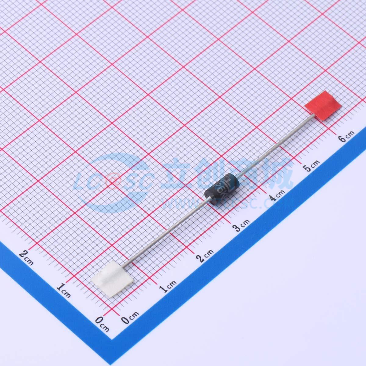 点击查看大图 P6KE62CA实物图