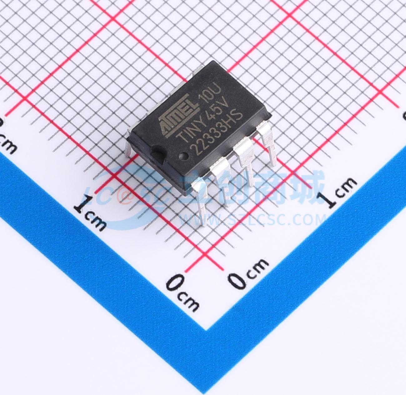 点击查看大图 ATTINY45V-10PU实物图