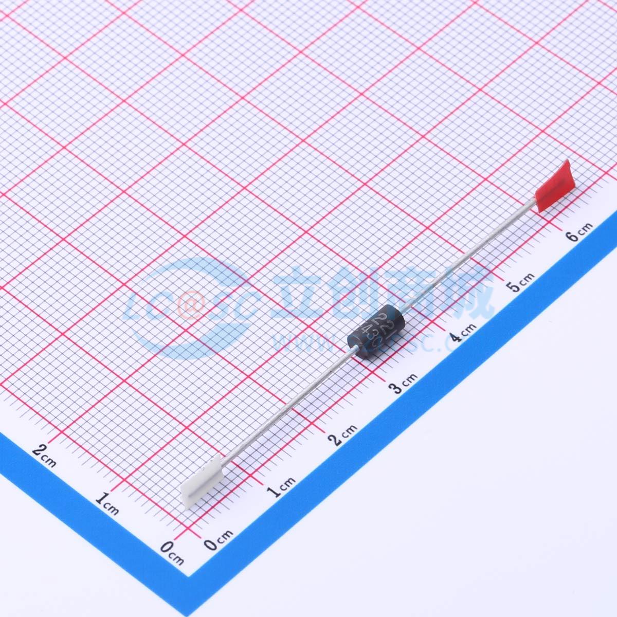 点击查看大图 P6KE43CA实物图