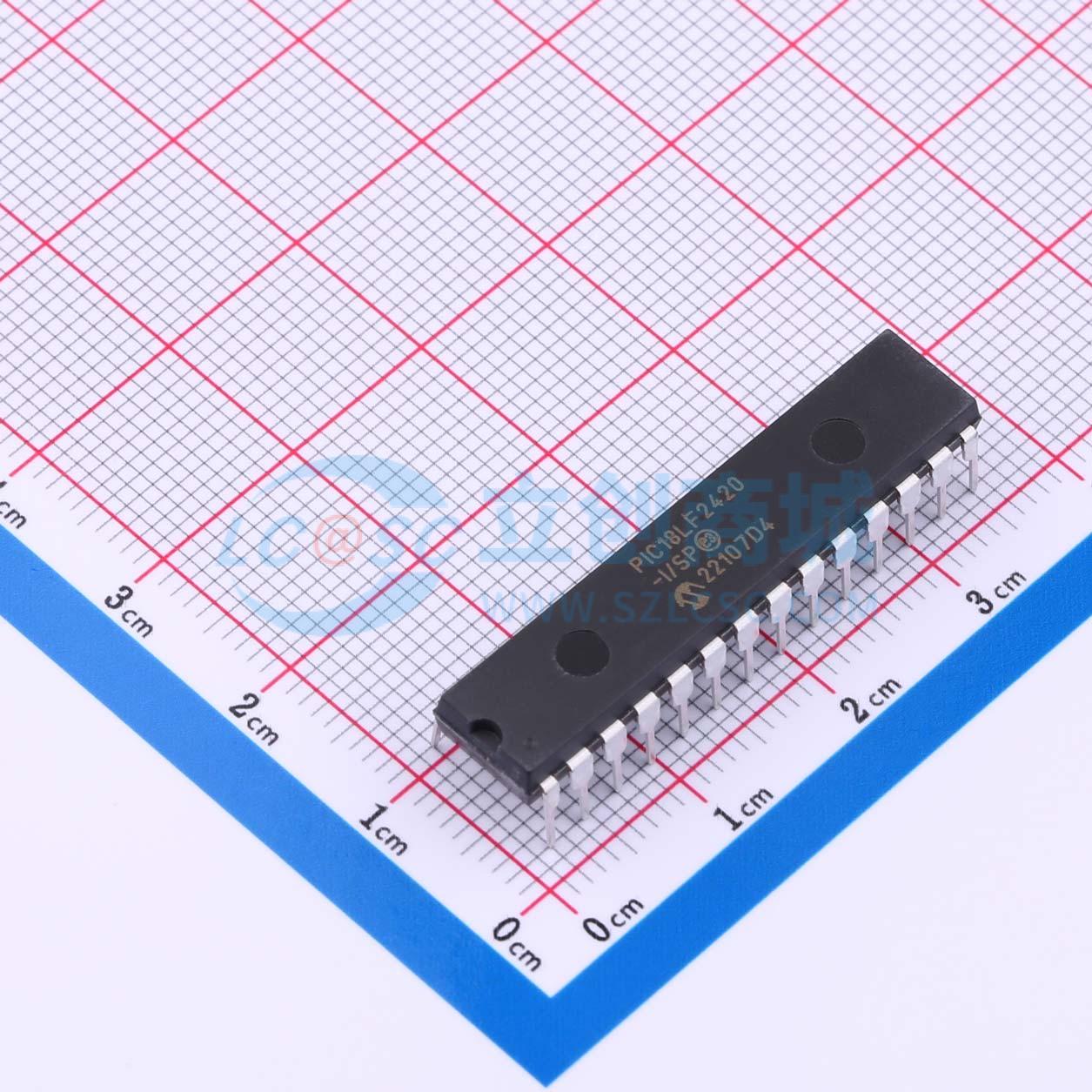 点击查看大图 PIC18LF2420-I/SP实物图