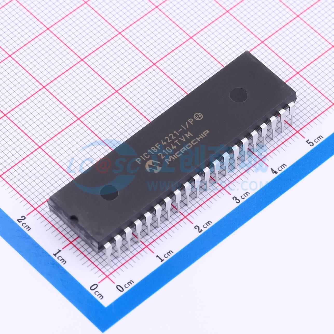 点击查看大图 PIC18F4221-I/P实物图