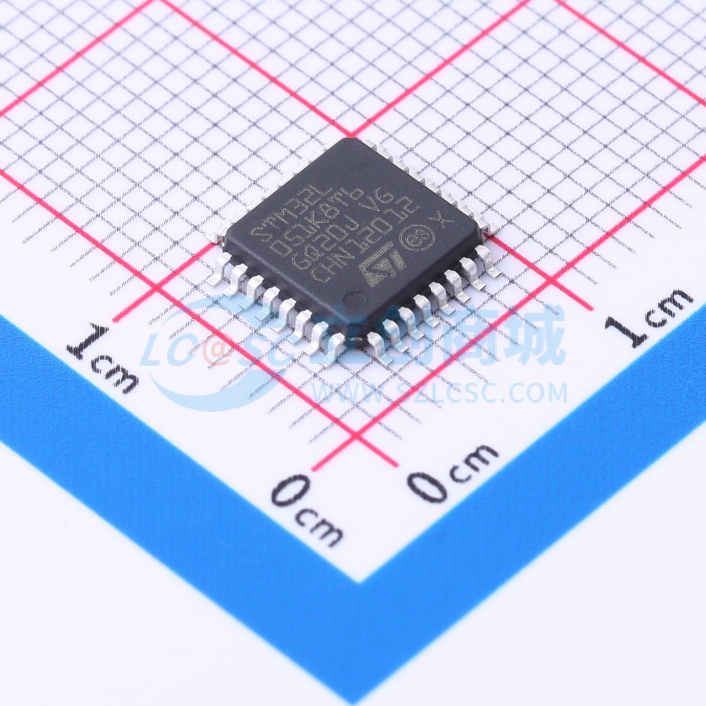点击查看大图 STM32L051K8T6实物图