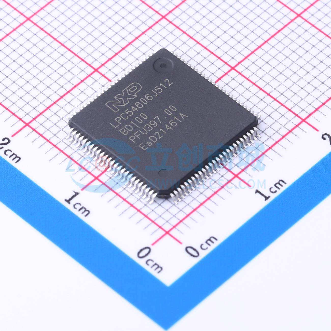 点击查看大图 LPC54606J512BD100E实物图