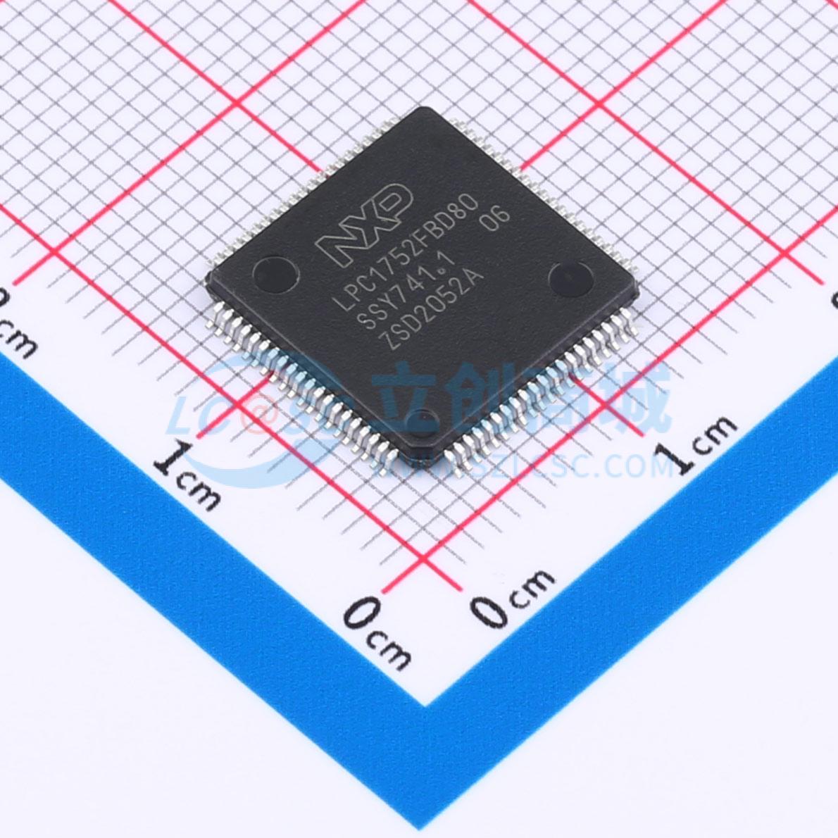 点击查看大图 LPC1752FBD80K实物图