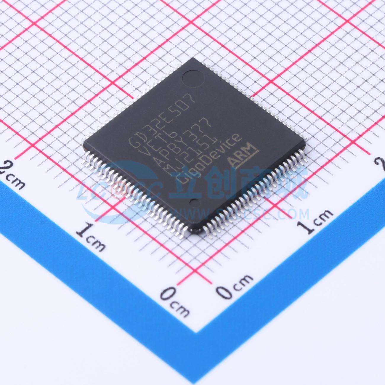 点击查看大图 GD32E507VET6实物图