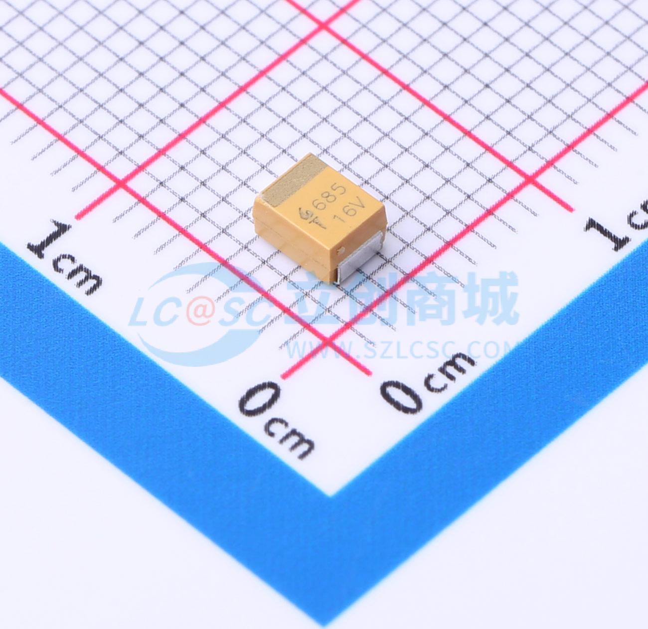 点击查看大图 CA45-B-16V-6.8uF-K实物图