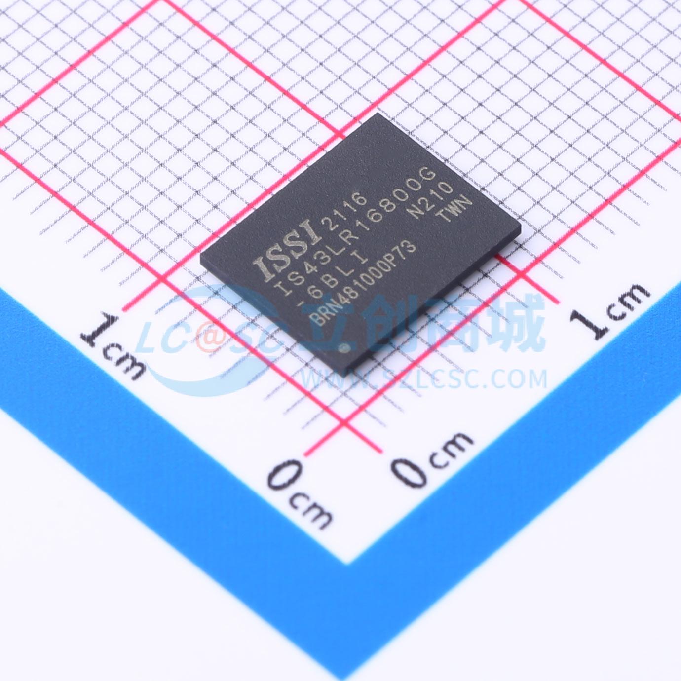 IS43LR16800G-6BLI实物图