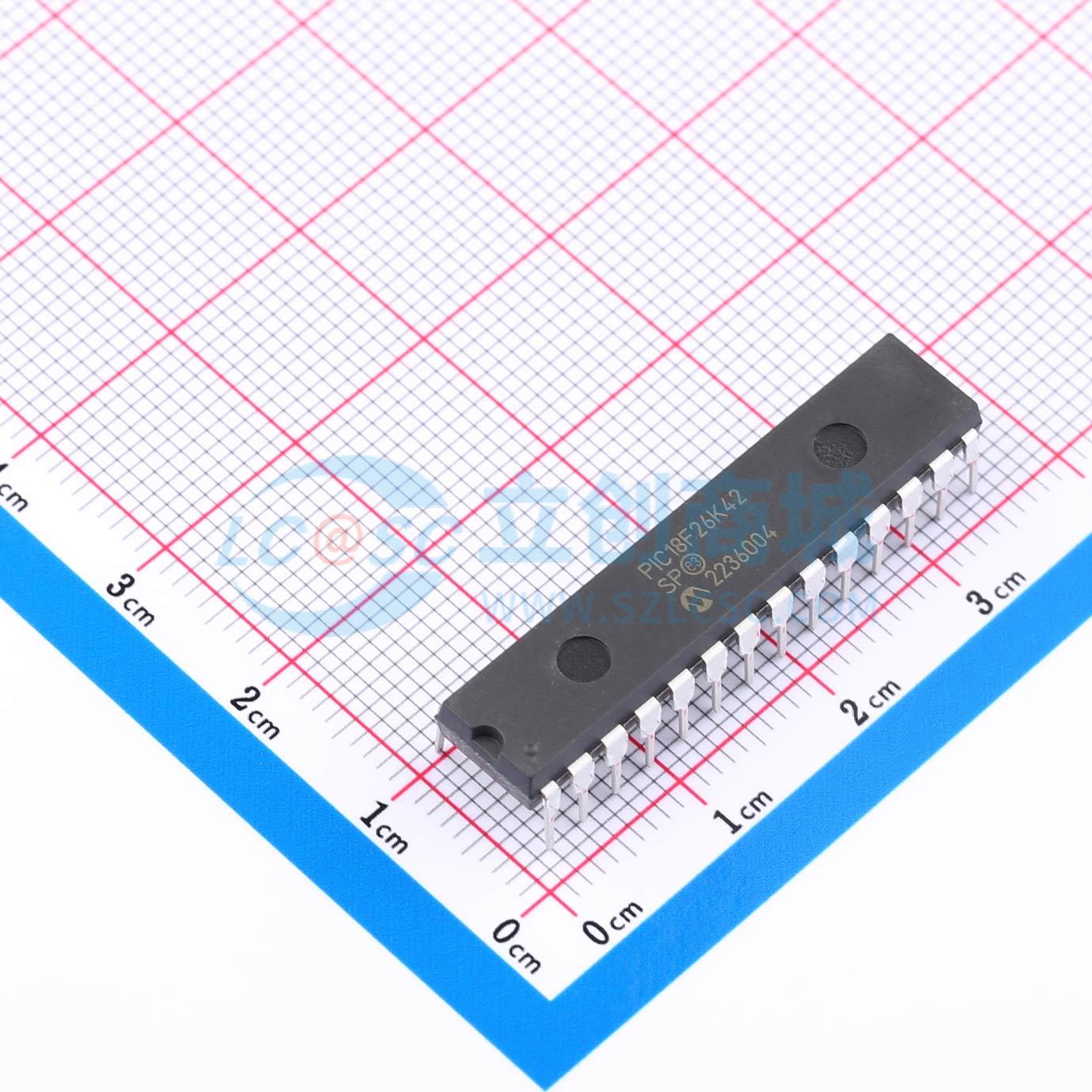 点击查看大图 PIC18F26K42-I/SP实物图