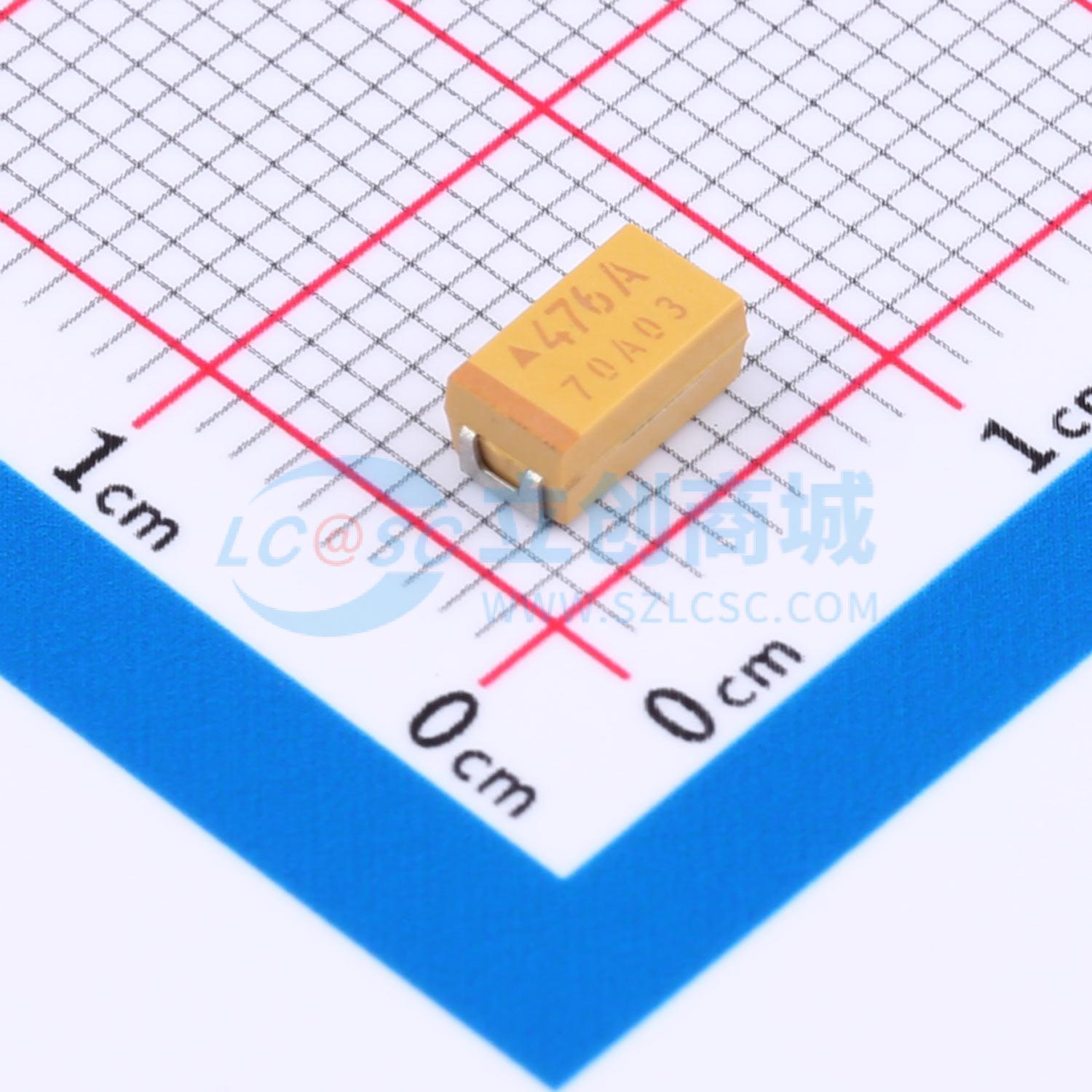 TAJC476M010RNJ实物图