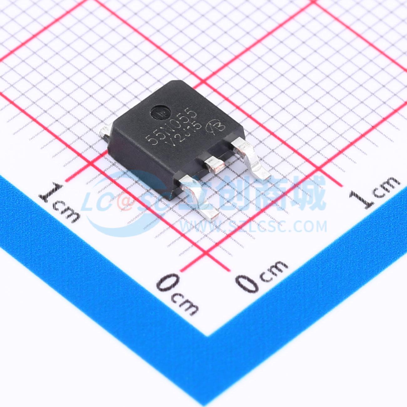 点击查看大图 NP55N055SUG-E1-AY-VB实物图