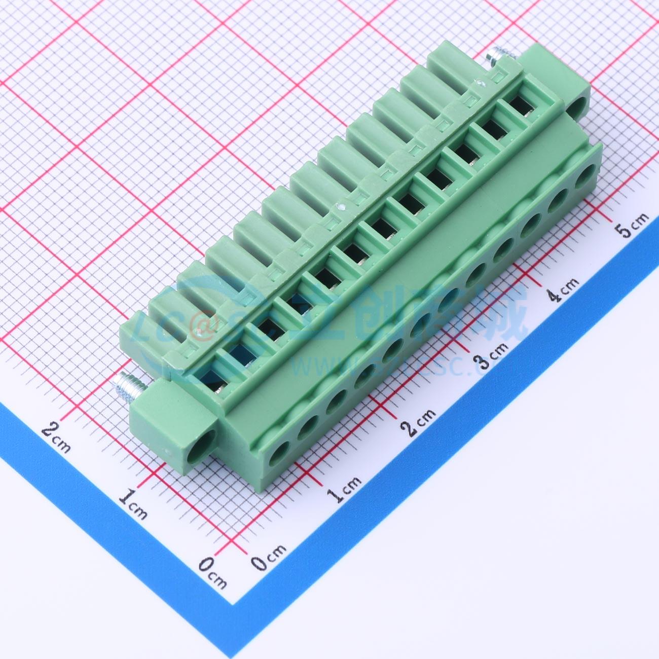 点击查看大图 DB2EKBM-3.81-12P-GN-S实物图
