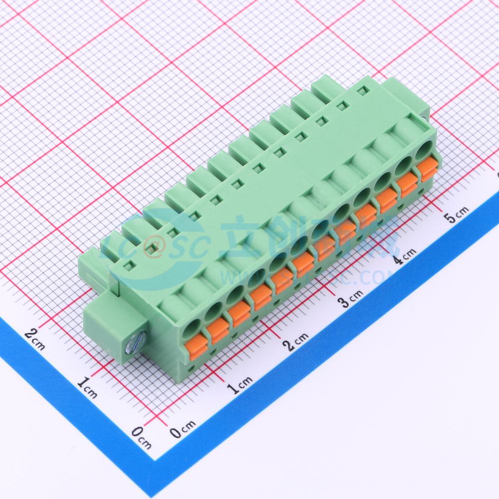 点击查看大图 DB2EKDM-3.81-12P-GN实物图