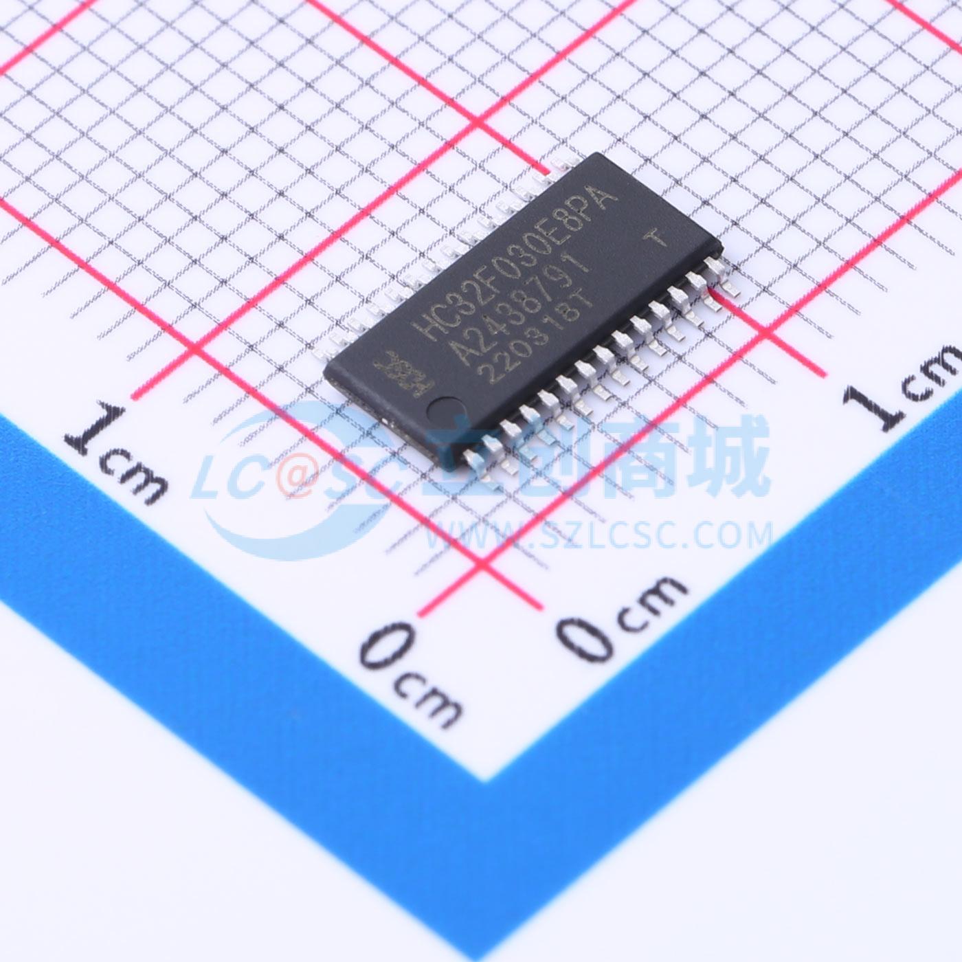 HC32F030E8PA-TSSOP28TR实物图