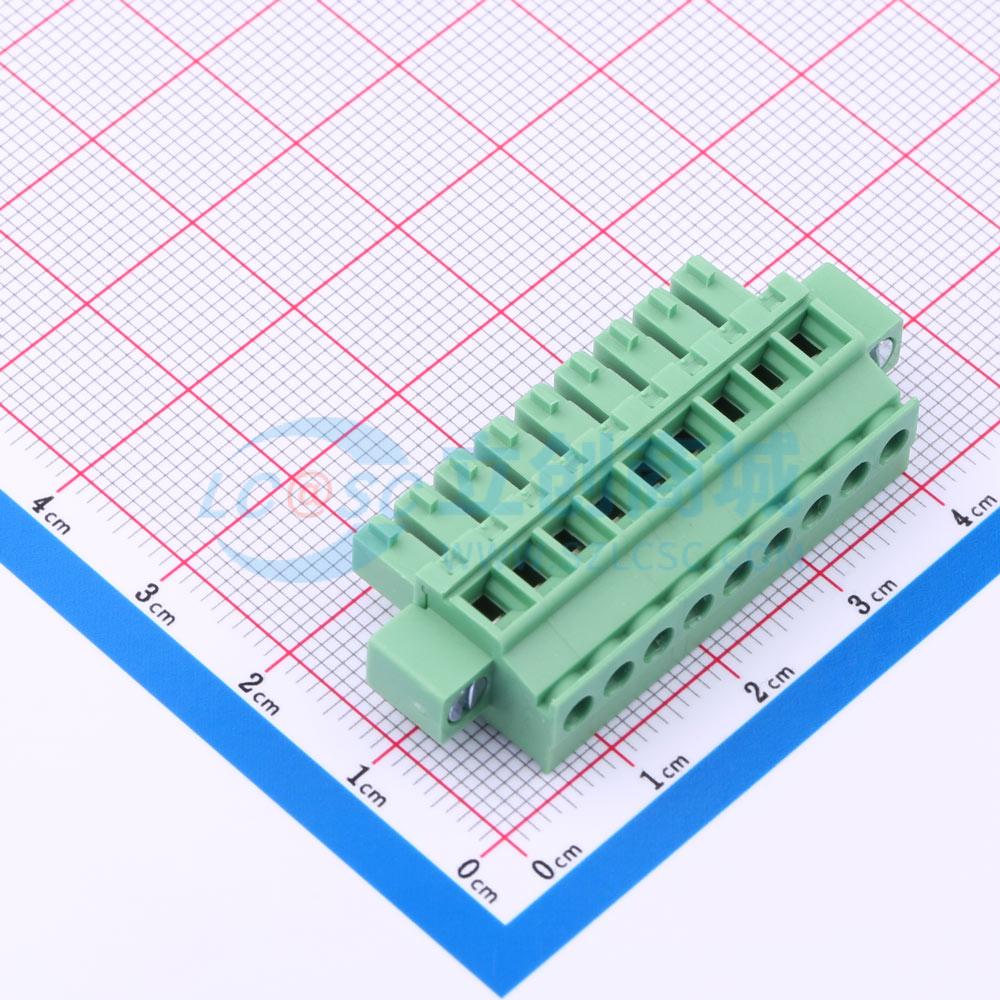 点击查看大图 DB2EKAM-3.81-9P-GN-S实物图
