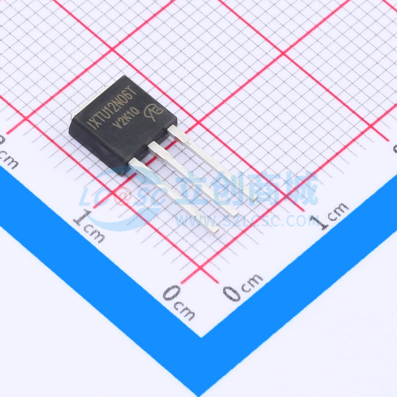 点击查看大图 IXTU12N06T-VB实物图