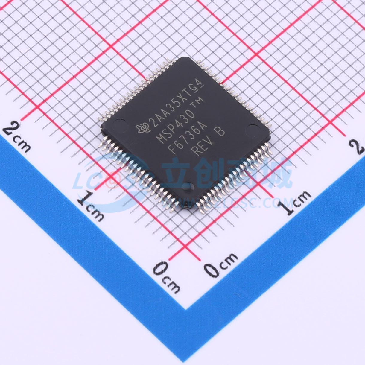 MSP430F6736AIPNR实物图