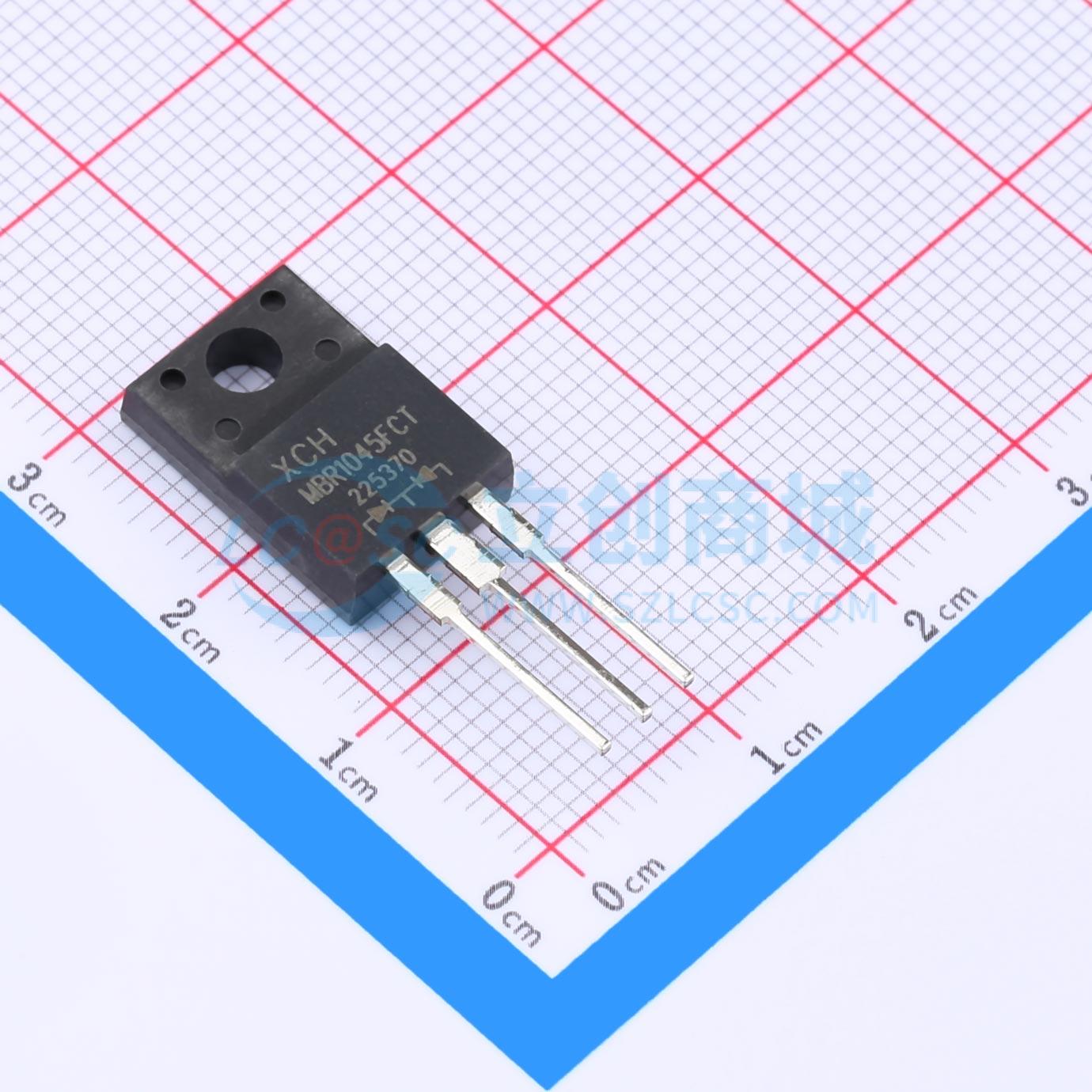 点击查看大图 MBR1045FCT实物图