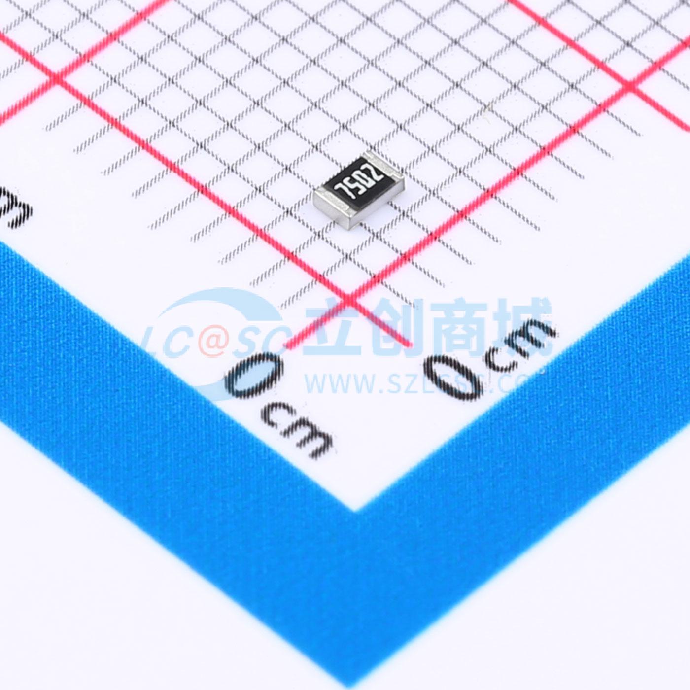 SC0805F7502F4ANRH实物图