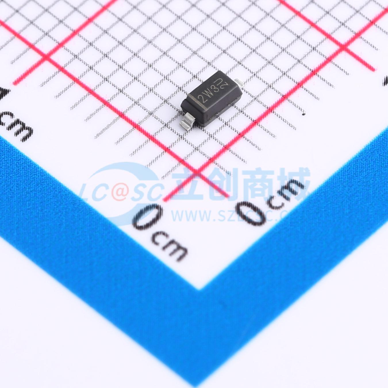点击查看大图 BZT52B3V3实物图