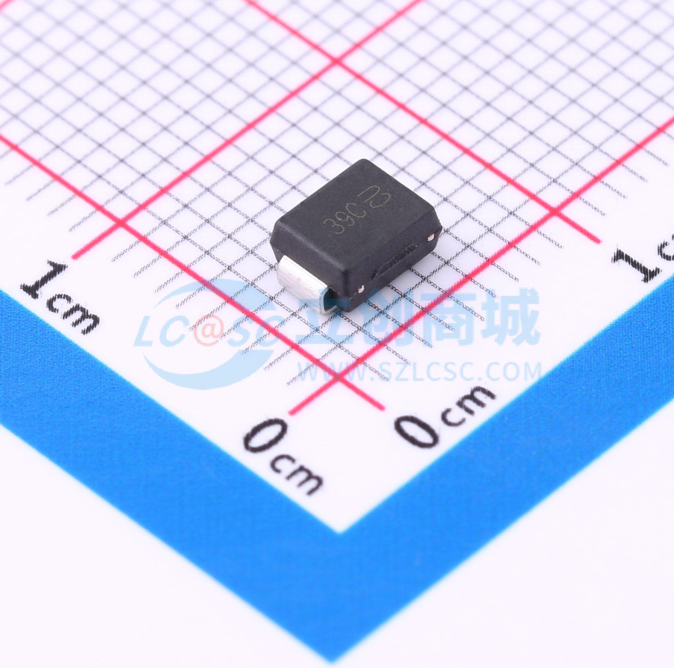 点击查看大图 P6SMB39CA实物图