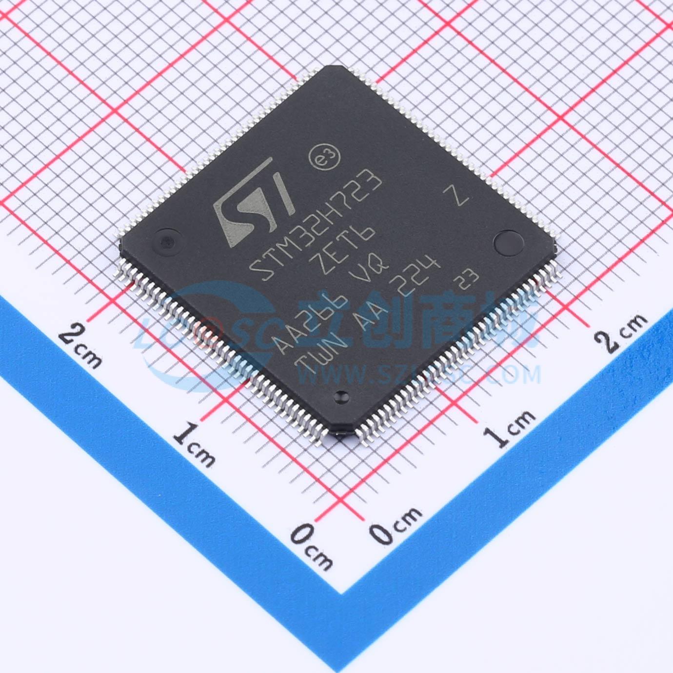 点击查看大图 STM32H723ZET6实物图
